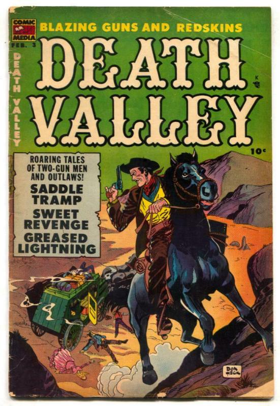 Death Valley #3 1954- Don Heck Western comic VG-