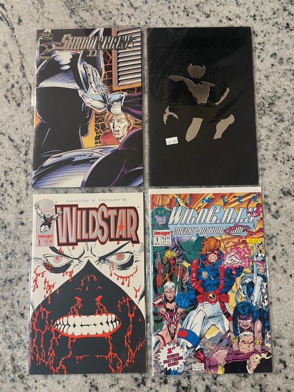 4 Image Comic Books Wildcats 1 + Wildstar 1 + Shadowhawk 2 # 1 2 NM 59 J866