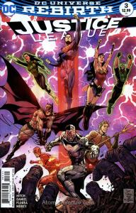 Justice League (3rd Series) #3 VF ; DC | Rebirth Bryan Hitch Tony Daniel