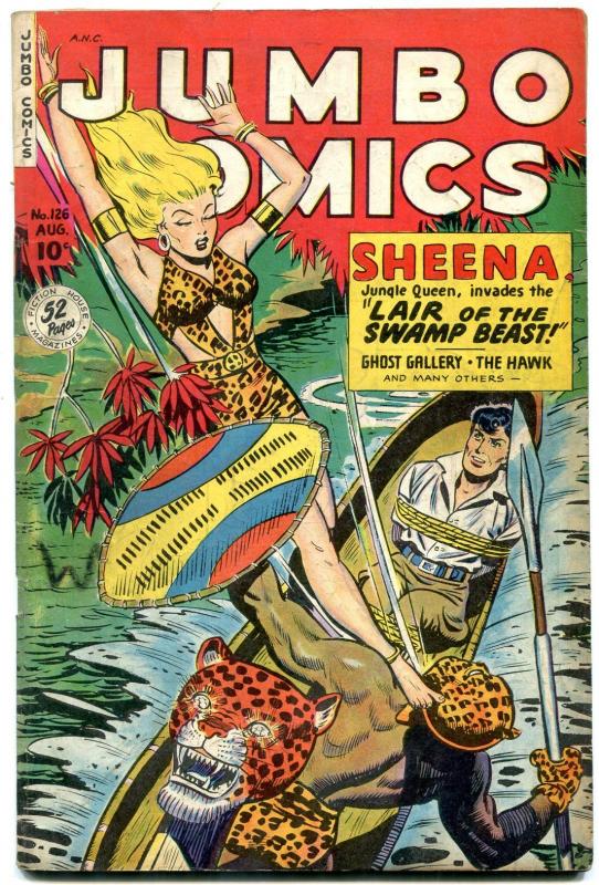 Jumbo Comics #126 1949- Sheena- Matt Baker- Jack Kamen VG+