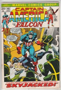 Captain America #145 (Jan-72) FN/VF+ High-Grade Captain America