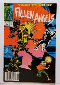 Fallen Angels #6 (Sept 1987, Marvel) Newsstand Copy VF