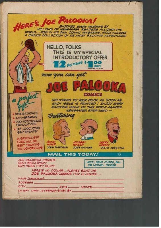 Joe Palooka Comics #6 (1946)VG