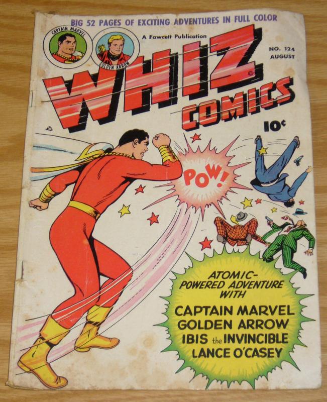 Whiz Comics #124 GD/VG august 1950 - captain marvel - ibis the invincible