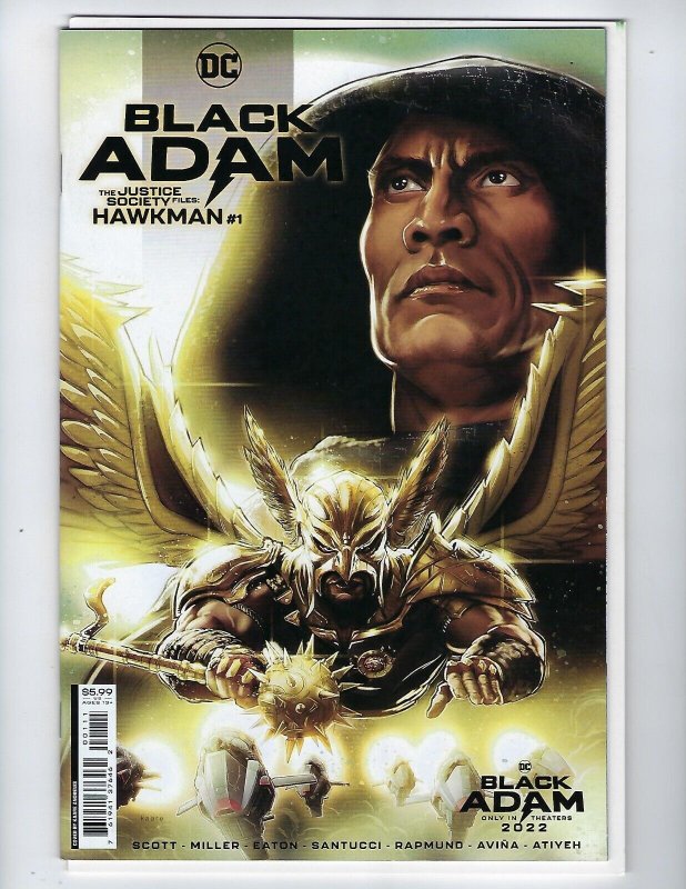 Black Adam Justice Society Files Set 1 Hawkman Dr Fate 1 (2022) 9.0+