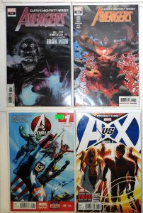 Avengers Lot of 4 #26, 31, Vs. X-Men 6, World 1 (2012) Marvel Comics 1st Print