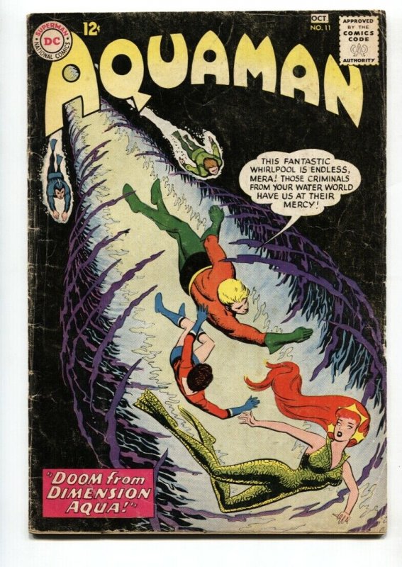 Aquaman #11 1st appearance of Mera  DC  Silver-Age VG-