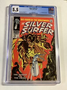Silver Surfer 3 Cgc 5.5 White Pages Marvel Silver Age