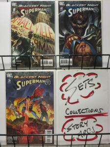 BLACKEST NIGHT SUPERMAN (2009) 1-3  COMPLETE!