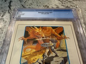 Detective Comics # 577 CGC Graded 9.4 DC Comic Book Year 2 Part 3 McFarlane JH22