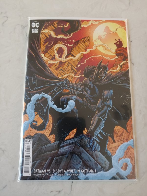 Batman vs. Bigby! #1 A Wolf in Gotham B Cover DC Black Label 2021 NM Comics