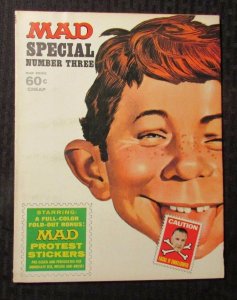 1970 MAD Magazine Special #3 VF- 7.5 w/ Protest Stickers Insert