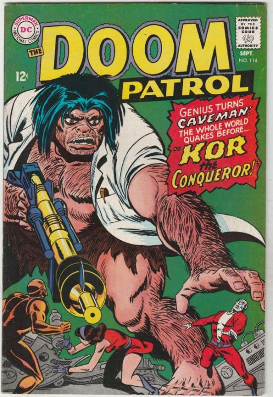 Doom Patrol #114 (Sep-67) VF/NM High-Grade The Chief, Negative Man, Elasti-Wo...