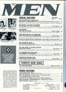 Men Magazine August 1965-ART ARFONS-DIRTY COPS-CHEESECAKE FN