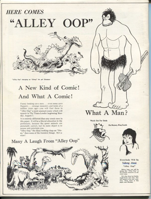 Alley Oop #1 1987-Dragon Lady press-1st issue-origin-VT Hamlin-1933-1934-NM