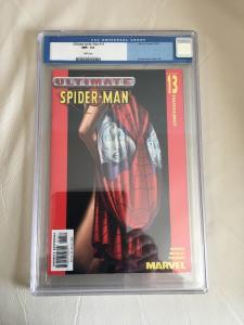 Ultimate Spider-Man #13 CGC 9.6 (2001) Bendis Story White Pages