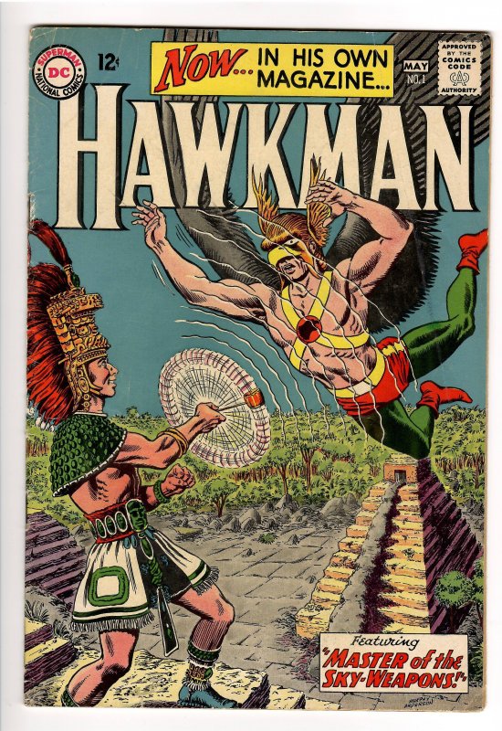 HAWKMAN #1 VG+ 4.5;1st SOLO TITLE;IN BLACK ADAM MOVIE!UNDERVALUED!!