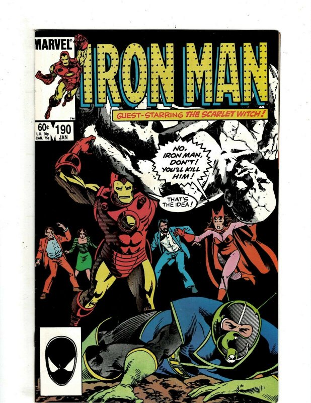 10 Iron Man Marvel Comics # 180 183 184 185 186 187 188 189 190 191 Stark J451