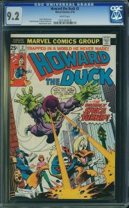 Howard the Duck #2 (1976) CGC 9.2 NM-