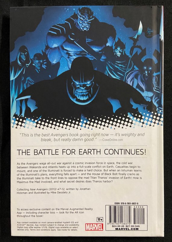 THE NEW AVENGERS VOL. 2 INFINITY HARDCOVER VF/NM