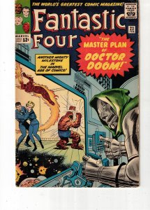 Fantastic Four #23 (1964) FN/VF Mid-High-Grade Dr.Doom! Utah CERTIFICATE!