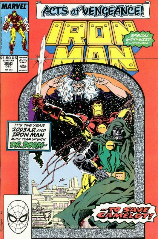 Iron Man (1st Series) #250 VG; Marvel | low grade comic - save on shipping - det