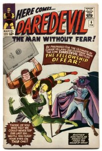 Daredevil #6 1965-Marvel-Wally Wood-Yellow costume-FN