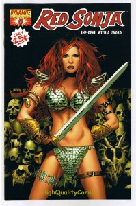 RED SONJA #0 x 2, NM-, She-Devil with a Sword, 2005, Black & White covers, 1 ea