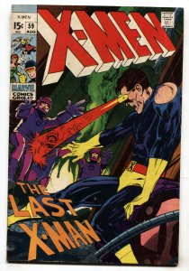 X-MEN #59-Marvel-comic book-NEAL ADAMS- VG