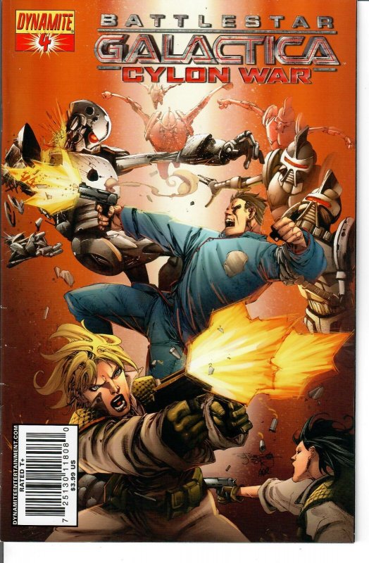 Dynamite Entertainment! Battlestar galactica Cylon War #1-4! Full set!
