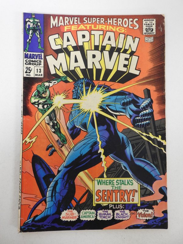 Marvel Super-Heroes #13 (1968) FN Condition! small stain on spine