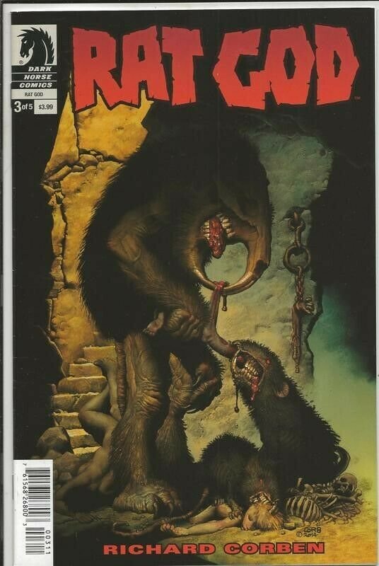 Rat God #3 ORIGINAL Vintage 2015 Dark Horse Comics 