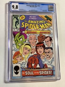 Amazing spider-man 274 Cgc 9.8 Wp Marvel