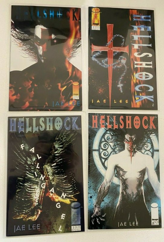 Hellshock set #1-4 Image 1st Series 4 different books average 8.0 VF (1994) 