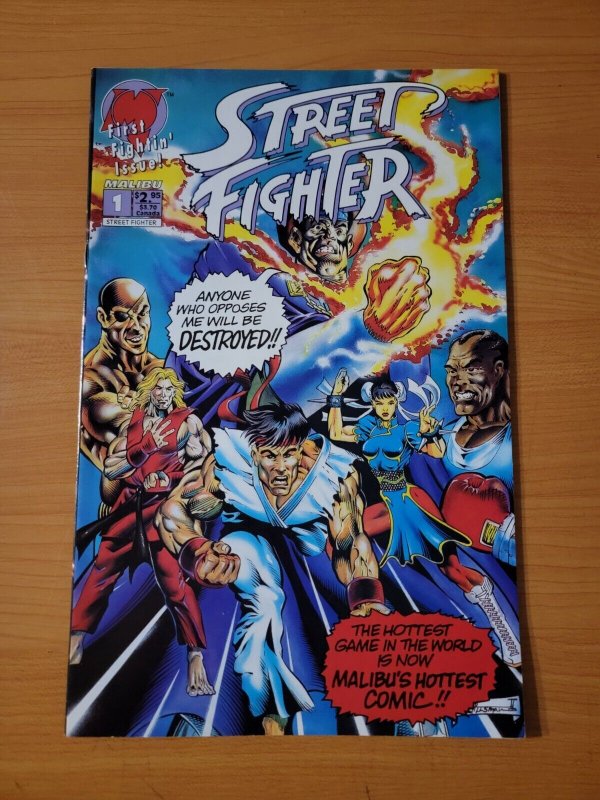 Street Fighter #1 ~ NEAR MINT NM ~ 1993 Malibu Comics