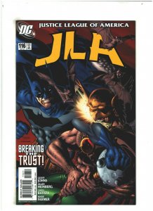 JLA #116 NM- 9.2 DC Comics 2005 Batman vs. Hawkman  