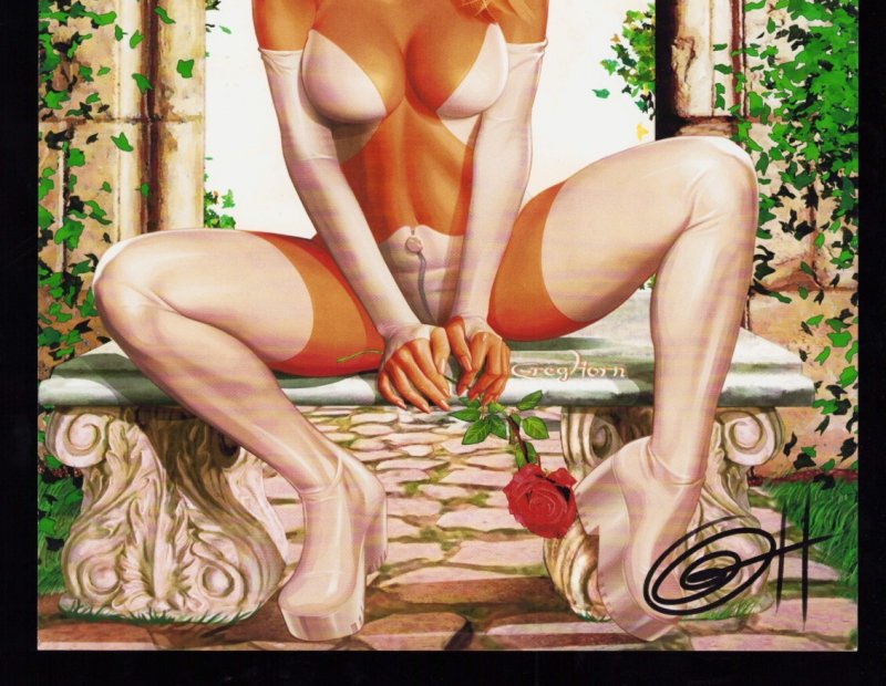 EMMA FROST #1 HIGHER LEARNING Greg Horn Cover 11 x 17 art print SIGNED