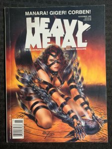 1995 Nov HEAVY METAL Magazine VG/FN 5.0 Milo Manara / H.R. Giger / Corben