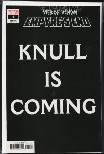 Web of Venom: Empyre's End Black Cover (2021) Venom