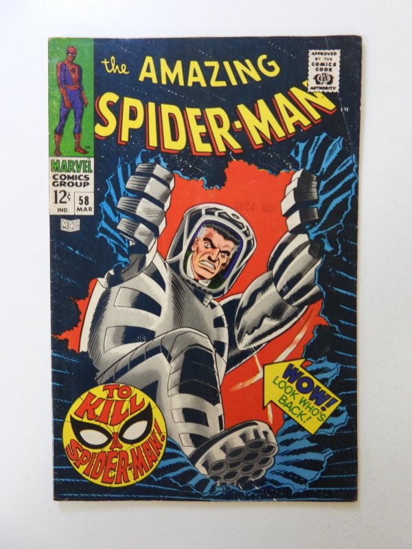 The Amazing Spider-Man #58 (1968) FN- condition