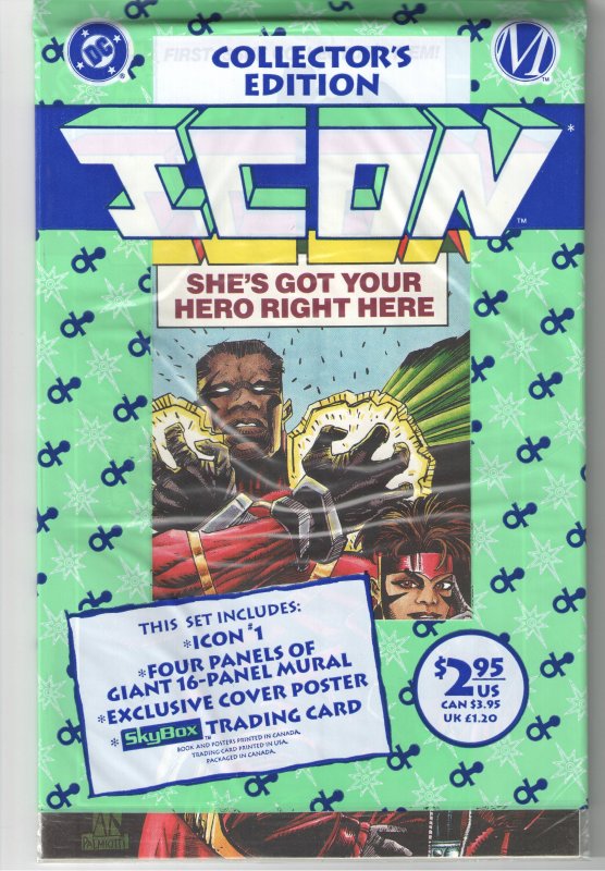 Icon #1 Collector’s Edition Sealed Polybag 1st Appearance Milestone