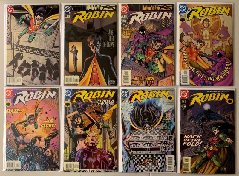 Robin lot #0-60 + 4 Annuals DC (average 7.0 VF-) 46 different (1993 to 1999)