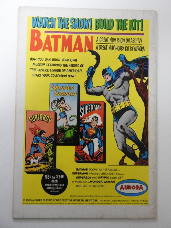 Superman #186 (1966) GD Condition 2 centerfold wraps detached