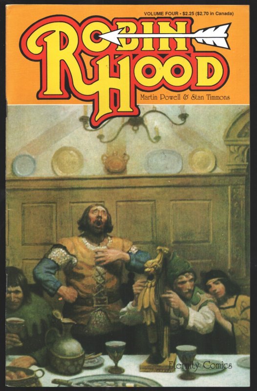Robin Hood #4 1989-Eternity-N.C. Wyeth cover-Historic