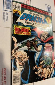 Tomb of Dracula #58 (1977) Blade fights Alone vf see photos