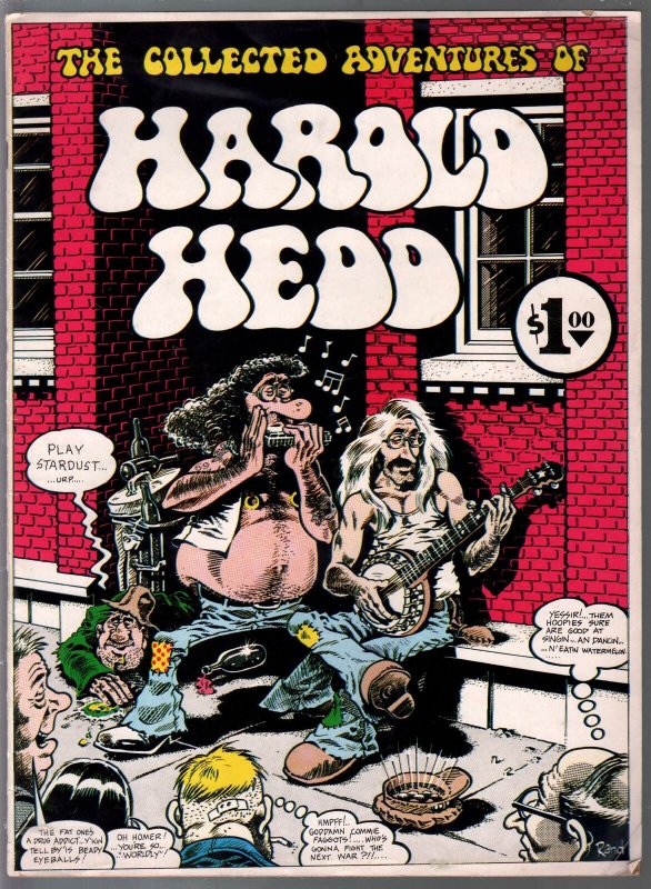 Harrold Hedd #1 1972-GVN-1st edition-Rand Holmes art-limited print run-FN