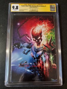 COSMIC GHOST RIDER DESTROYS MARVEL HISTORY #1 CBCS 9.8 VIRGIN SS CLAYTON CRAIN