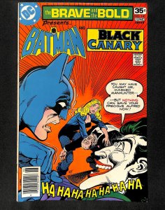 Brave And The Bold #141 Black Canary Joker!