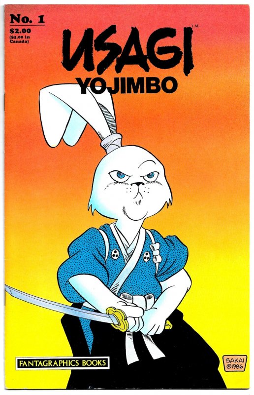 USAGI YOJIMBO #1 (July1987) 9.0 VF/NM  Fantagraphics First Printing! Stan Sakai!