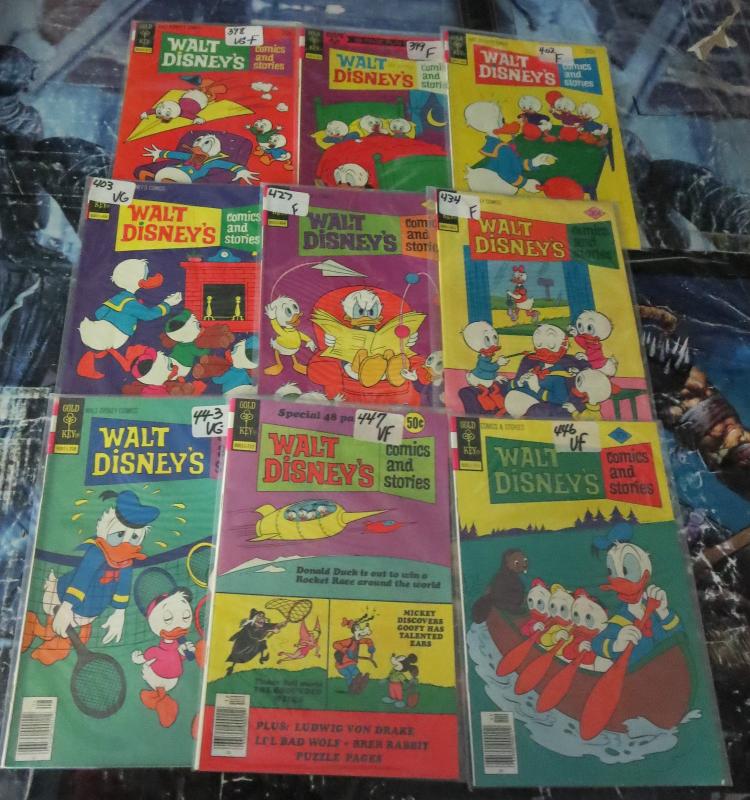 Walt Disney Comics And Stories Collection #4! 9 books VG-VF! Donald and Co.Barks